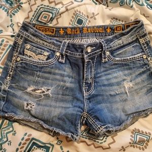 Womens Rock Revival shorts